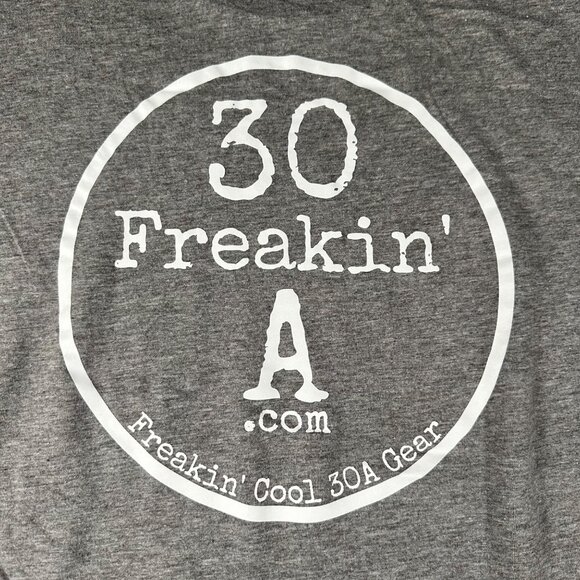 30A Next Level XXL Gray Short Sleeve Crew Neck Tee T-shirt 30 Freakin A - Picture 7 of 7